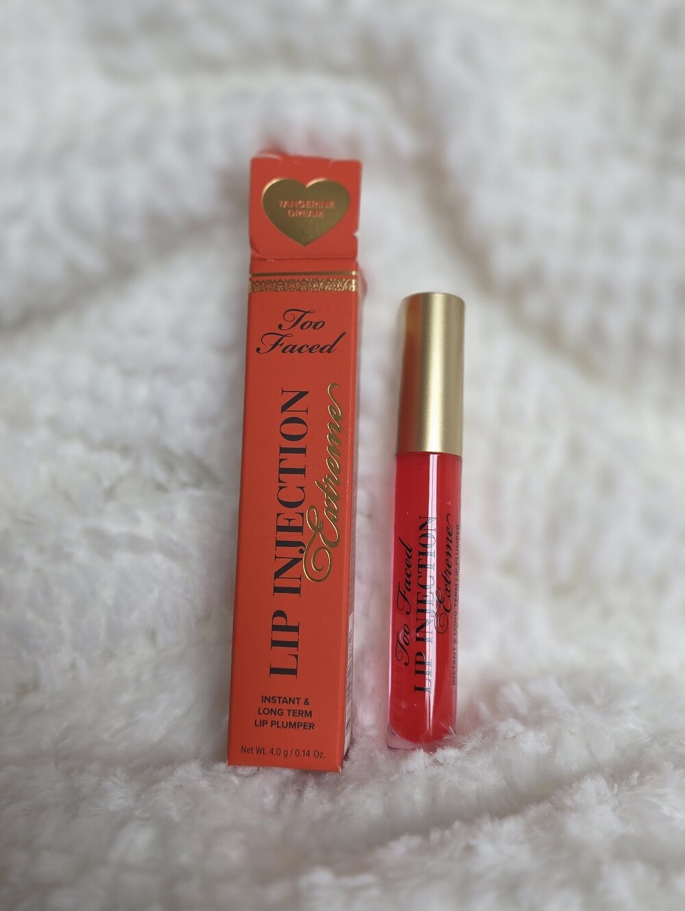 New Too Faced Lip Injection Extreme Lip Plumper-Tangerine- - Picture 5 of 6